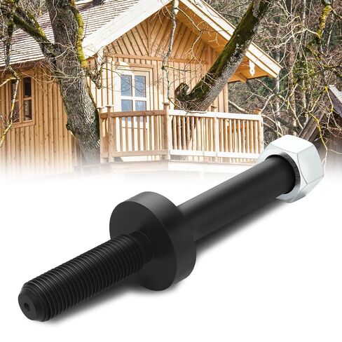 Shimeyao Treehouse Perch Hardware Treehouse Perch Tree Fort Bracket, 1.25" x 6" Black 4140 Steel Attachment Bolt 3" x 1" Collar Galvanized Hexagonal Nut in Saudi Arabia