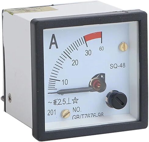 AC 0-20A 1A 2A 3A 5A 10A 15A 20A 30A 50A Analog Panel Ammeter Gauge Ampere Current Meter SQ-48 1Pcs(30A) in Saudi Arabia