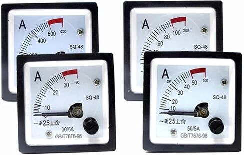 AC 0-20A 1A 2A 3A 5A 10A 15A 20A 30A 50A Analog Panel Ammeter Gauge Ampere Current Meter SQ-48 1Pcs(30A) in Saudi Arabia