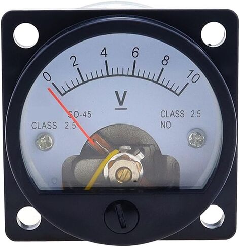 SO-45 DC 1V 2V 3V 5V 10V 15V 20V 30V 40V 50V 100V 150V 200V 250V 300V 400V 450V 500V Voltage Panel Meter 1Pcs(20V) in Saudi Arabia