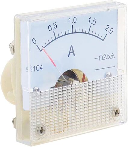 91C4 Ammeter DC Analog 1A 2A 3A 5A 10A 20A 30A 50A 100A 200A Panel Mechanical Pointer Type Amper Meter 1Pcs(20A) in Saudi Arabia