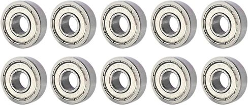 10-50pcs محامل الكرة 608zz 623zz 626zz 685zz 607zz الأخدود العميق محامل مصغرة من الصلب الكربوني العميق لمحامل التزلج (623zz ، 10pcs) in Saudi Arabia