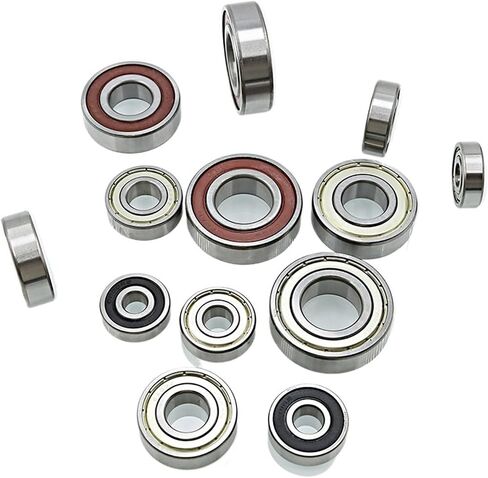 تحمل 6200 6201 6202 6203 6204 6205 6206 6207 2RS DDU ZZ Chrome Steel Steel Groove Ball Bullings Parts (ZZ (غطاء الحديد) ، 6203 ID17XOD40X12MM) in Saudi Arabia