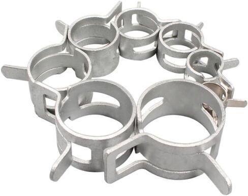 Lifkome 160pcs مشابك الربيع المشابك خرطوم المعادن مرنة الأطواق المعدنية المرنة لخطوط الوقود in Saudi Arabia