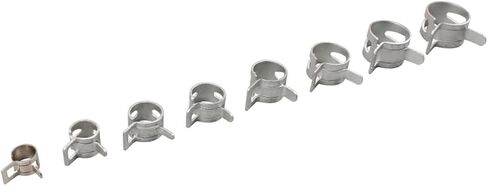 Lifkome 160pcs مشابك الربيع المشابك خرطوم المعادن مرنة الأطواق المعدنية المرنة لخطوط الوقود in Saudi Arabia