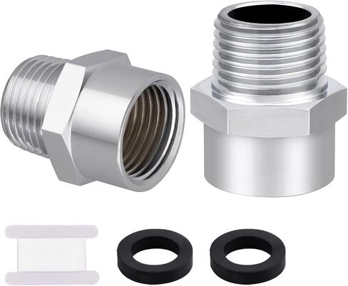 Brass 1/2" G (BSP) Female to 1/2" NPT Male Adapter, Pipe Fitting Connector, G to NPT Thread Converter, 1/2 Inch BSP to NPT Threaded Coupling, Rust-Resistant in Saudi Arabia