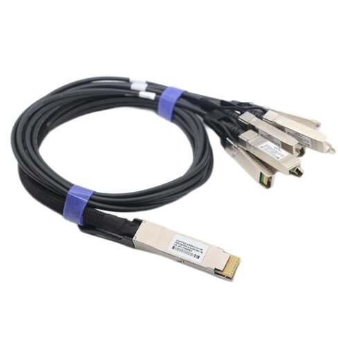 400G QSFP-DD إلى 8x50G SFP56 DAC عالي السرعة كابل كبل كبل النحاس النحاسي (2M) in Saudi Arabia