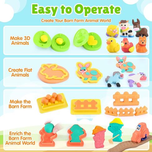 2 in 1 Color Dough Sets for Kids Ages 2-4-8, Kitchen Creations Ice Cream Pizza Maker Machine, Art Crafts Play Food Toys for 3 Year Old Girls Boys and Up, 8 Cans of Modeling Compound Dough,2 oz Cans in Saudi Arabia