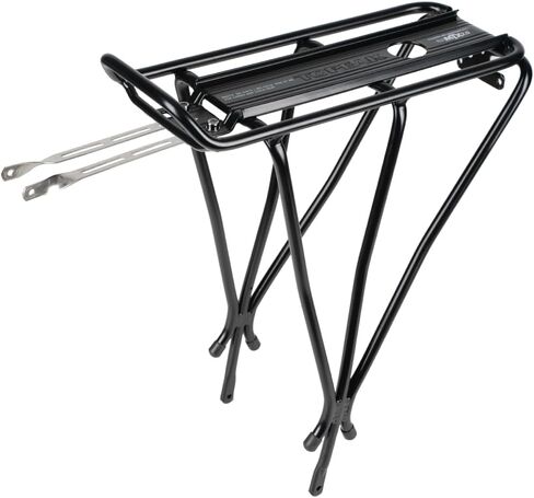 Topeak Babyseat II Rack (Non-DISC)-رف خلفي من الألومنيوم لمدة 26 "، 27.5" ، 700 درجة مئوية-سعة 60 رطلاً ، MTX QuickTrack متوافق ، أعلى درابزين صلب ، in Saudi Arabia