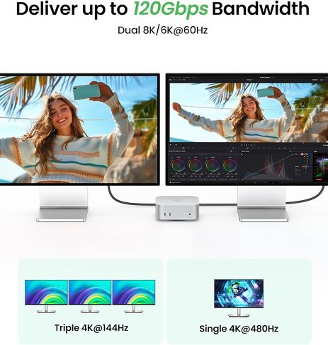 Fitee Thunderbolt 5 Cable 5FT Compatible, 80Gbps USB4 Cable, PD3.1 240W Charging, 120Gbps Video Bandwidth, 16K/Dual 8K, Braided USB C Video Cables for iPhone 16, MacBook Pro, Mac mini, PSSD, Display in Saudi Arabia