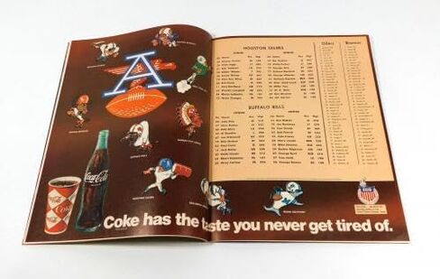 1967 Buffalo Bills في Houston Oilers AFL Football Program 10-29-67-برامج اتحاد كرة القدم الأميركي in Saudi Arabia