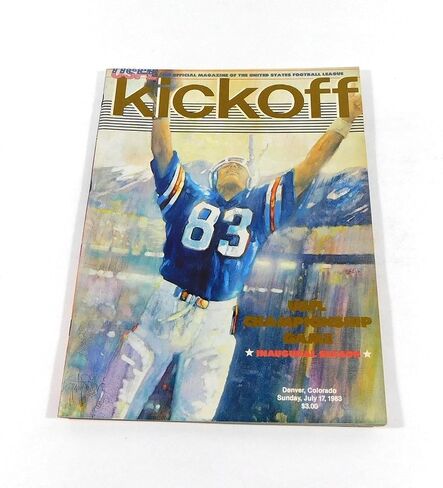 1983 Philadelphia Stars vs Michigan Panthers USFL Championship Football Program - NFL Programs in Saudi Arabia
