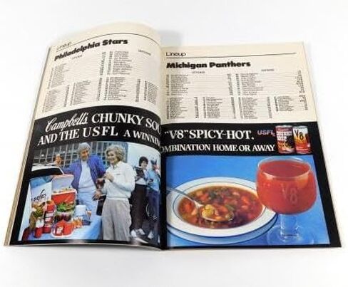 1983 Philadelphia Stars vs Michigan Panthers USFL Championship Football Program - NFL Programs in Saudi Arabia
