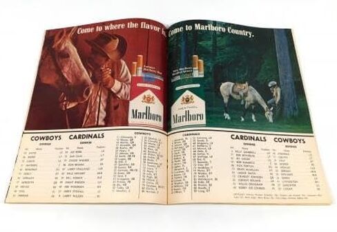 1966 دالاس كاوبويز في برنامج سانت لويس كاردينالز كرة القدم NFL 10-16-66-برامج اتحاد كرة القدم الأميركي in Saudi Arabia