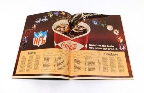 1968 Dallas Cowboys at Los Angeles Rams NFL Football Program 8-17-68 - NFL Programs in Saudi Arabia
