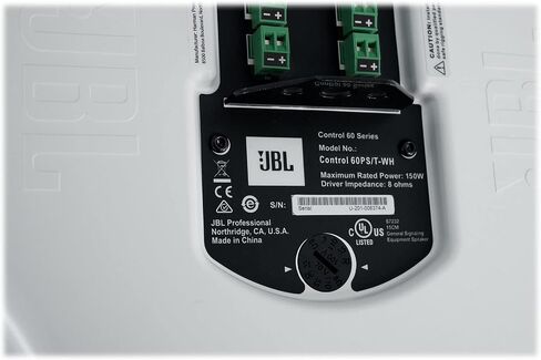 JBL Professional C60PS/T Hanging Pendant Subwoofer with Passive Crossover, Black, Sold as Pair in Saudi Arabia