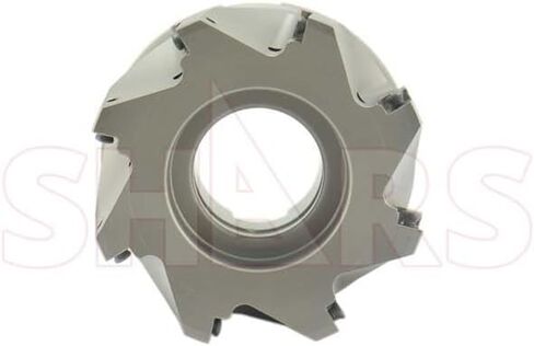 Shars 4" Coolant 90° Indexable Face Mill [APET, APKT, APMT] 1604 8 Flutes + Certificate New 404-2429W #[ in Saudi Arabia