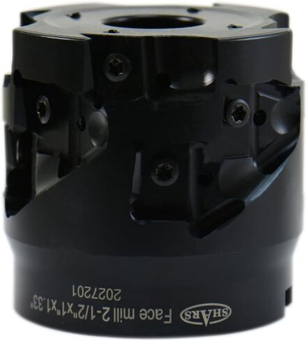 Shars 2-1/2 "90 ° سائل التبريد مطحنة حلزونية القابلة للوجه LNKT 1206 إدراج + شهادة جديدة 404-6812 P [ in Saudi Arabia