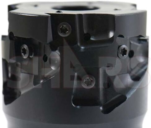 Shars 2-1/2 "90 ° سائل التبريد مطحنة حلزونية القابلة للوجه LNKT 1206 إدراج + شهادة جديدة 404-6812 P [ in Saudi Arabia