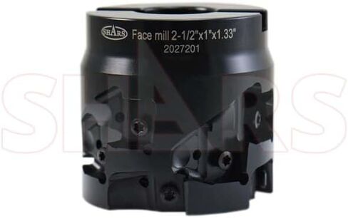 Shars 2-1/2 "90 ° سائل التبريد مطحنة حلزونية القابلة للوجه LNKT 1206 إدراج + شهادة جديدة 404-6812 P [ in Saudi Arabia