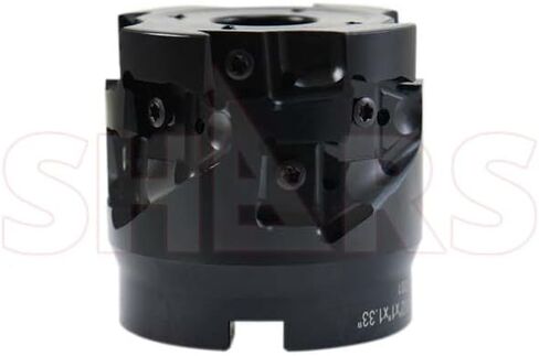 Shars 2-1/2 "90 ° سائل التبريد مطحنة حلزونية القابلة للوجه LNKT 1206 إدراج + شهادة جديدة 404-6812 P [ in Saudi Arabia
