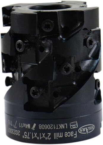 Shars 2" 90° Coolant Indexable Helical FACE Mill LNKT 1206 Insert + Certificate New 404-6811 P[ in Saudi Arabia