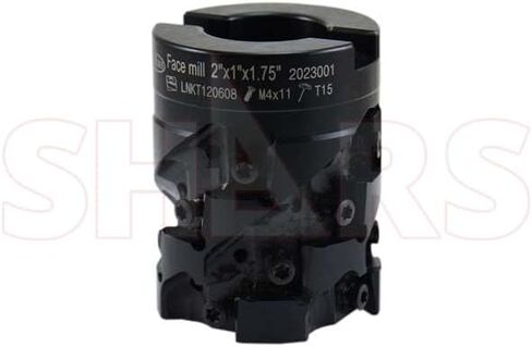 Shars 2" 90° Coolant Indexable Helical FACE Mill LNKT 1206 Insert + Certificate New 404-6811 P[ in Saudi Arabia
