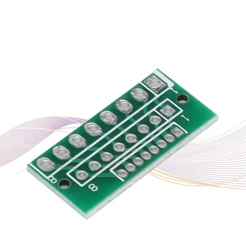 10pcs 1.27MM 2.0MM 2.54MM 8 Pin Adapter Board, Compact Size, Made of Quality Material for Modules, Dual Sided in Saudi Arabia