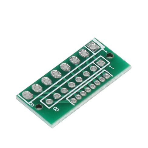 10pcs 1.27MM 2.0MM 2.54MM 8 Pin Adapter Board, Compact Size, Made of Quality Material for Modules, Dual Sided in Saudi Arabia