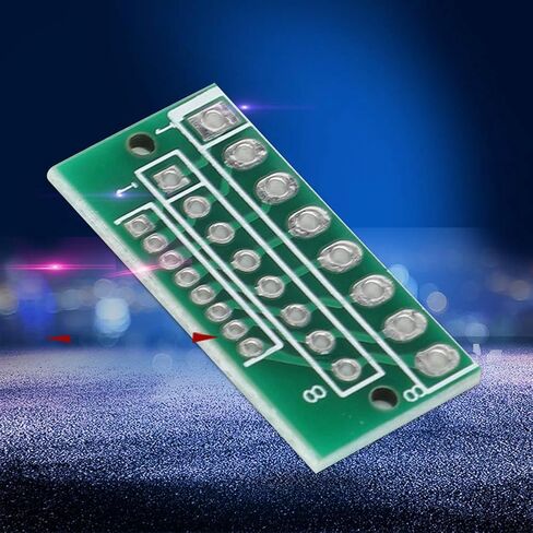 10pcs 1.27MM 2.0MM 2.54MM 8 Pin Adapter Board, Compact Size, Made of Quality Material for Modules, Dual Sided in Saudi Arabia