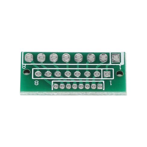 10pcs 1.27MM 2.0MM 2.54MM 8 Pin Adapter Board, Compact Size, Made of Quality Material for Modules, Dual Sided in Saudi Arabia