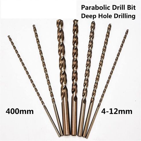 1Pcs 4mm-12mmx400mm Cobalt Long Drill Bit M35 Parobolic Deep Hole Drilling for Stainless Alloy Steel Cast Iron(4mm 1pc) in Saudi Arabia