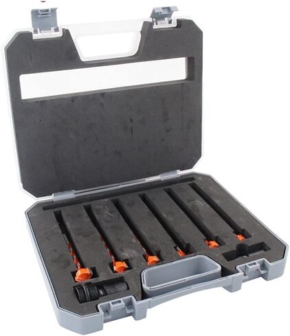 9pcs 16-25mm الحفر الخشبية مجموعة بت مجموعة فتحة فتحة منشار الافتتاحية أداة 16 مم/18 مم/19 مم/20 مم/22 مم/25 ملم in Saudi Arabia