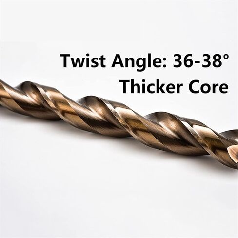 2mm-10mmx200mm Cobalt Long Drill Bit HSSCO M35 Parobolic Deep Hole Drilling for Stainless Steel Alloy Steel Cast Iron(3.5mm 5pc) in Kuwait
