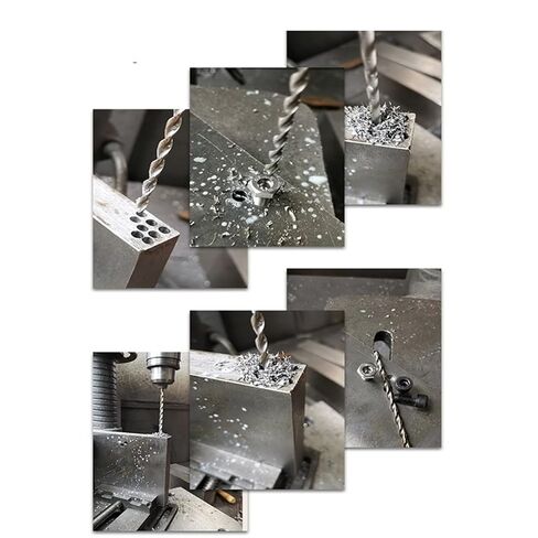 2mm-10mmx200mm Cobalt Long Drill Bit HSSCO M35 Parobolic Deep Hole Drilling for Stainless Steel Alloy Steel Cast Iron(3.5mm 5pc) in Kuwait