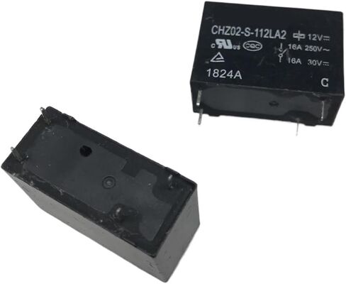 RELAY CHZ02-S-112LA2-12VDC CHZ02-S-112LA2 12V CHZ02 S 112LA2 DC12V مفتوح بشكل طبيعي 4PIN 16A 10PCS in Saudi Arabia