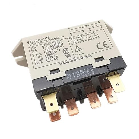 Relay Relay G7L-2A-Tub 24VDC G7L-2A-Tub 200/240VAC G7L 2A TUB DC24V 25A ترحيل تكييف الهواء 5PCS (G7L-2A-Tub 200-240VA) in Saudi Arabia