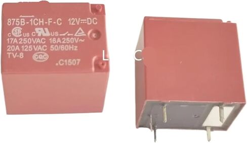 Relay 875B-1CH-F-C 875B-1CC-C 875B-1CC-C-12VDC 875B 1CC C 12V 875B 1CC F C 5PIN 17A 5Pcs(875B-1CC-C-12VDC) in Saudi Arabia