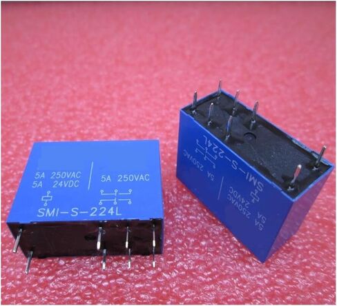 SMI-S-224L 24VDC SMI-S-224L-24VDC DC24V 5A 250VAC DIP8 1Pcs in Saudi Arabia