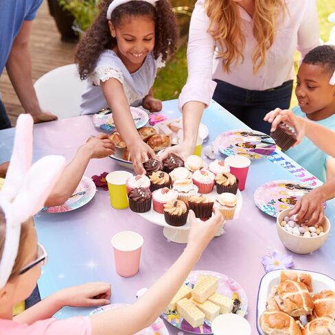 172pcs Birthday Party Decorations Plates,Music star Party Supplies Include 40x Plates, 40x Napkins, 20x forks, 21x cake plugin,18x balloon,1x Tablecloth, 1x backdrop, 1x Banner Serves 20 Guests in Saudi Arabia