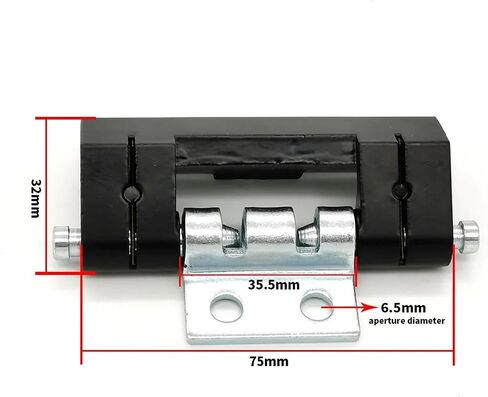 CL201-1 Concealed Hinge HL011-1-2 Zinc Alloy Cabinet Body 1Pcs(Black) in Saudi Arabia