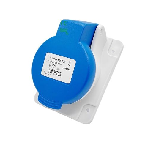 PKX16M423 Three-core 16A Mobile Straight Industrial Plug 2P+E(Concealed Straight Socket) in Saudi Arabia