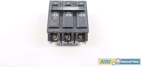 General Electric GE THQL32050 قاطع دائرة العلبة المصبوب 3P 50A 240V-AC D570209 in Saudi Arabia