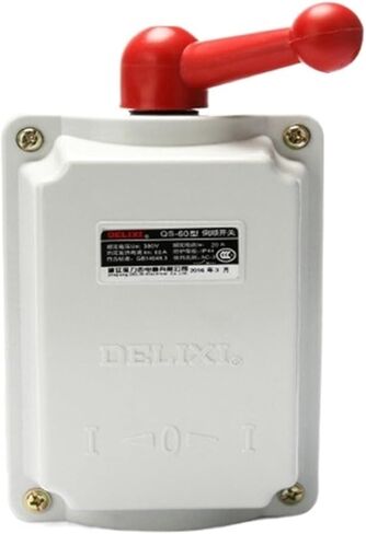 QS-15A 30A 60A 380V 220V مقاوم للماء التبديل المحرك ثلاثي المراحل إلى الأمام والتبديل العكسي (اللون: QS-15A) in Kuwait