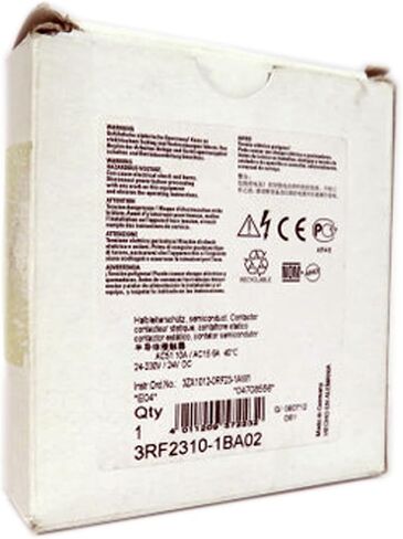 Cungsu 3RF2310-1BA02 جديد ومختوم في المربع 3RF23101BA02 in Saudi Arabia