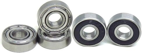 10pcs S695RS S695Z 5x13x4 الصلب المقاوم للصدأ تحمل S695 ZZ S695 2RS Miniature Deep Groove Ball 5 * 13 * 4 695rs 695zz (Shield Metal) in Saudi Arabia