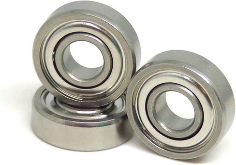 10pcs S695RS S695Z 5x13x4 الصلب المقاوم للصدأ تحمل S695 ZZ S695 2RS Miniature Deep Groove Ball 5 * 13 * 4 695rs 695zz (Shield Metal) in Saudi Arabia
