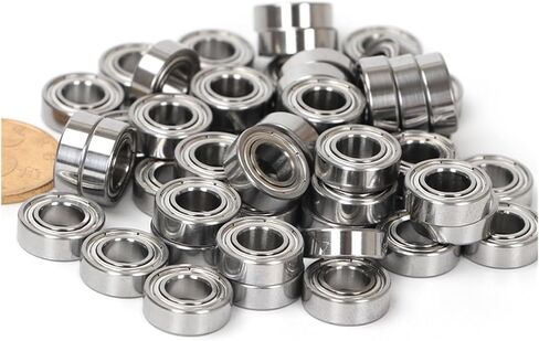 10pcs Mini Ball Bearings 698 699 688 689 681x 682 682x 683 684 685 686 687 692 693 694 695 696 697 ZZ RS(RS,696-6x15x5mm) in Saudi Arabia