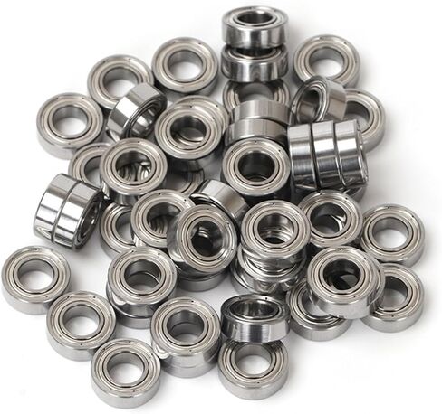 10pcs Mini Ball Bearings 698 699 688 689 681x 682 682x 683 684 685 686 687 692 693 694 695 696 697 ZZ RS(RS,696-6x15x5mm) in Saudi Arabia