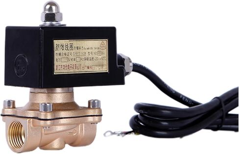 1-1/2 بوصة عادةً صمام الملف اللولبي النحاسي المغلقة 220V 24V إثبات الانفجار LGP لفائف الانفجار الصمام المقاوم للانفجار (1-1/2 "BSP ، DC24) in Kuwait